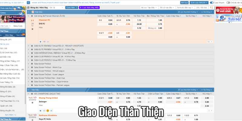 Giao Diện Thân Thiện