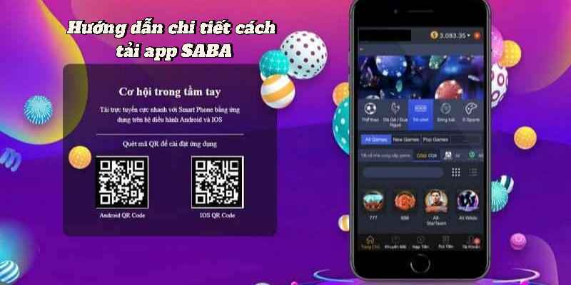 Hướng dẫn chi tiết cách tải app SABA